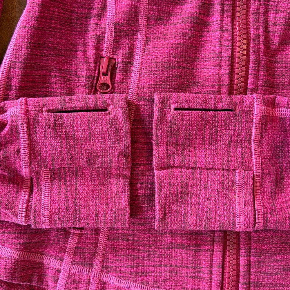 Lululemon Define Jacket Sz 6 Diamond Jacquard Berry Rumble Jewelled Magenta Pink - Picture 4 of 8